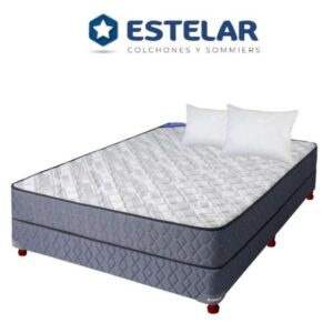 SOMMIER ESTELAR ALYA 140X18-ESPUMA +2 ALMOHADAS----(R)