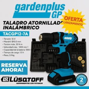TALADRO ATORNILLADOR 12V TAGP12-7A (R)