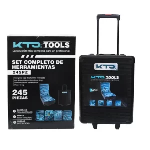 KIT SET HERRAMIENTAS 245 PIEZAS KTO (R)
