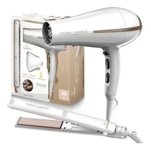 SET GAMA SECADOR BORA+ PLANCHA ELECANCE COC-ALM