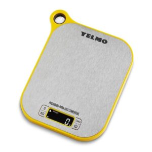 BALANZA COCINA YELMO DIGITAL HASTA3 KILOS PARA COLGAR BL7001 AMARILLO 3 KG (R)