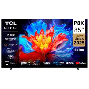 LED 85" TCL QLED 85P8K UHD GOOGLE TV (R)