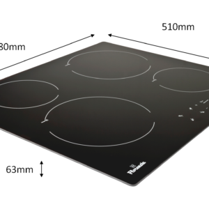 ANAFE ELECTRICO A INDUCCION MAGNETICA FLOR 6889F-4 FOCOS FLORENCIA