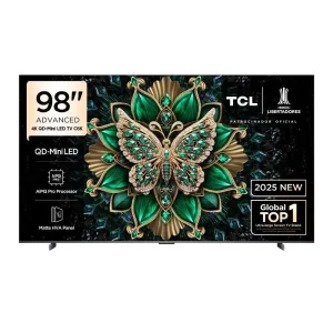 SMART TV 98" TCL MINI LED 98C6K UHD GLOOGLE TV-RV