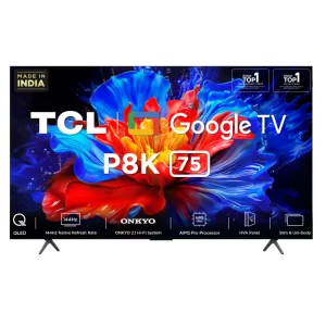 SMART TV 75" TCL QLED 75P8K UHD GOOGLE TV-RV
