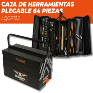 LUSQTOFF KIT DE HERRAMIENTAS CAJA PLEGABLE LQCP125 (R)