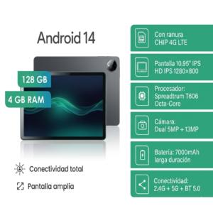 TABLET OASIS DUNE 10.9" HD IPS-OCTACORE 128/4GB-ANDROID (R)