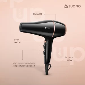 SECADOR DE PELO SUONO HOG0256NEG 1800W (R)