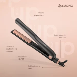 PLANCHA DE PELO SUONO CERAMICA HOG0265NEG (R)